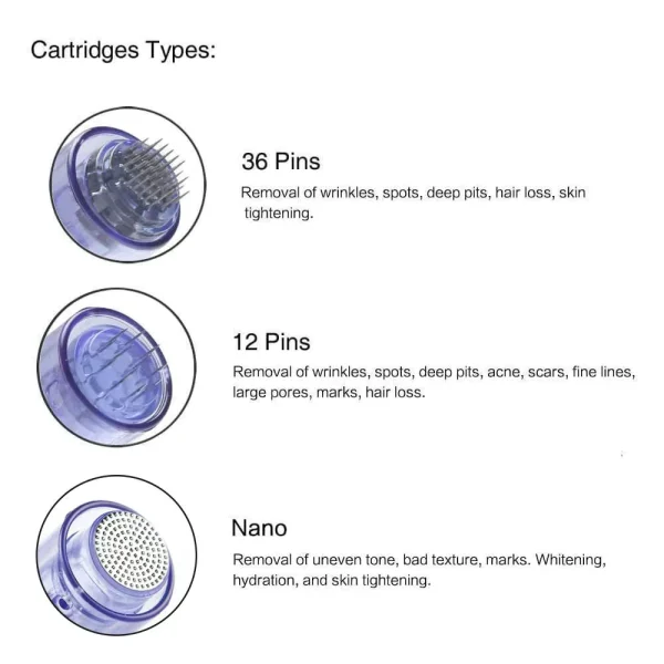 Dr. Pen A6 Needle Cartridges - 12 Pin, 36 Pin, Nano Pin (Individual) - Image 5