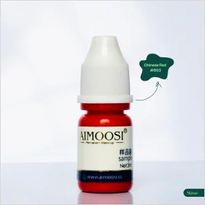 Aimoosi Cherry Red Pigment - Microblading Ink for Permanent Beauty