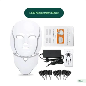 7-in-1 LED Light Therapy Face and Neck Mask
