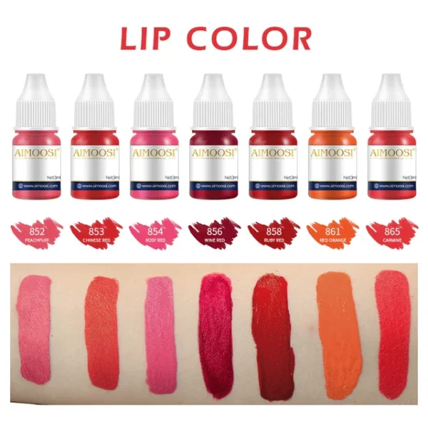Aimoosi Rosy Pink Pigment – Microblading Ink for Flawless Permanent Makeup - Image 4