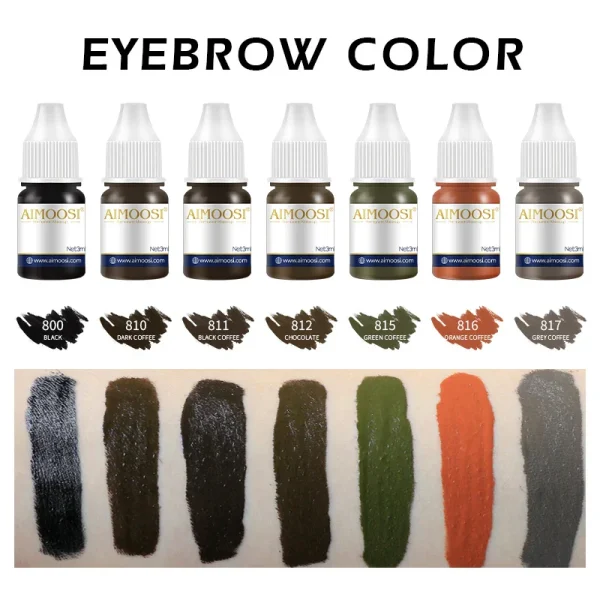 Aimoosi Deep Chocolate Pigment – Microblading Tattoo Ink for Permanent Makeup - Image 4